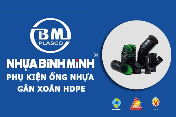 Bảng Giá Phụ Kiện Ống Nhựa HDPE Gân Xoắn - Bình Minh