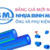 Bảng Giá Ống Nhựa Và Phụ Kiện PPR Bình Minh Mới Nhất 1