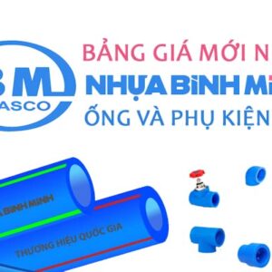 Bảng Giá Ống Nhựa Và Phụ Kiện PPR Bình Minh Mới Nhất