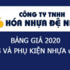 Giá Niêm Yết Ống Nhựa Và Phụ Kiện uPVC Đệ Nhất 2020 2