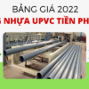Công bố đơn Giá Ống Nhựa uPVC Tiền Phong 2022 cụ thể 2