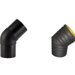 Phân Phối Phụ Kiện Ống Nhựa PE Gân Thành Đôi Bình Minh – Co 45 Gân
