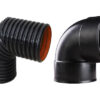 Phân Phối Phụ Kiện Ống Nhựa PE Gân Thành Đôi Bình Minh – Co 90 Gân 1