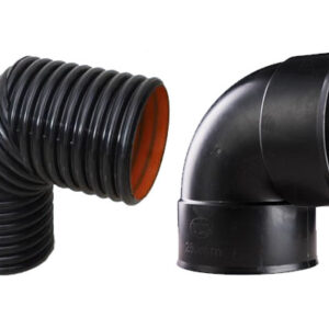 Phân Phối Phụ Kiện Ống Nhựa PE Gân Thành Đôi Bình Minh – Co 90 Gân