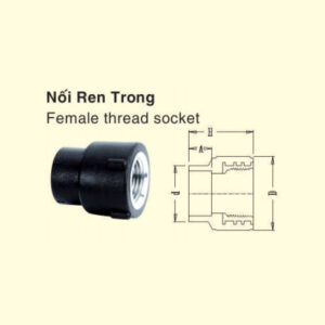 Giá Bán – Phụ Kiện HDPE Đúc Đệ Nhất – Nối Ren Trong