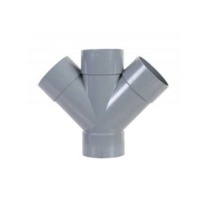 [Báo Giá] Phụ Kiện Ống uPVC Tiền Phong – Hệ Mét: Tứ Chạc 45 Độ