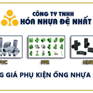 Đơn Giá 2021: Phụ Kiện Ống Nhựa Đệ Nhất (Đủ Loại HDPE, PPR, uPVC)