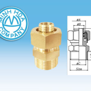 [Bảng Giá] Phụ Kiện Nối Ống Mềm M3/4xØ20 – Minh Hòa