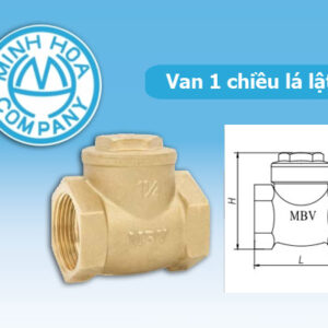 Bảng Giá Van Đồng 1 Chiều Lá Lật MBV Minh Hòa [Giá Tốt]