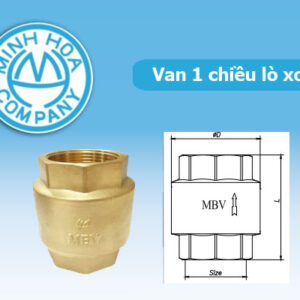 [Báo Giá] Van Một Chiều Lò Xo Đồng – Van MBV Minh Hòa