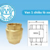 [Cập Nhật Giá] Van 1 Chiều Đồng Lò Xo MIHA Minh Hòa 2