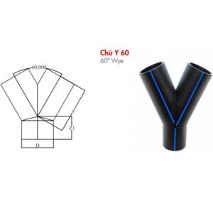 Bảng Giá – Phụ Kiện Ống Nhựa HDPE Hoa Sen – Y 60 Độ